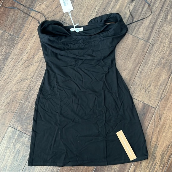 Reformation Black Mini Dress - Picture 6 of 8